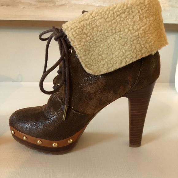 Michael Kors Lace-Up Booties - Picture 3 of 7